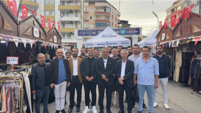 DEMİRHAN, TEKSTİL ESNAFIYLA BULUŞTU
