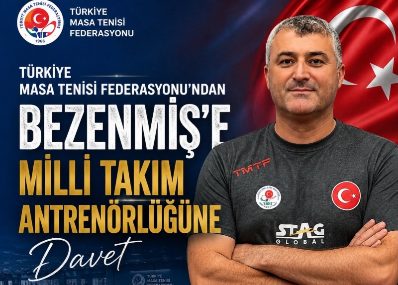Recep Bezenmiş’e Milli Takımda Önemli Görev