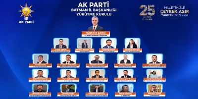 AK Parti Batman’da Yeni Kadro