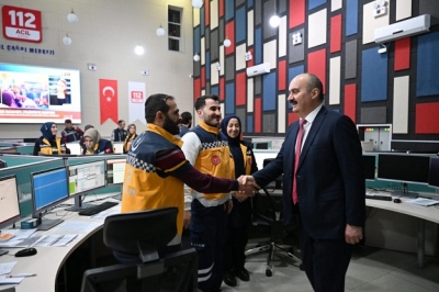 112 ÇAĞRI MERKEZİNE ZİYARET