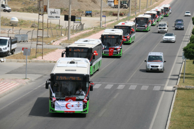 2’Sİ KÖRÜKLÜ 12 OTOBÜS BATMANLILARIN HİZMETİNDE