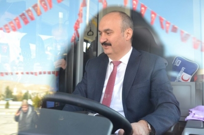 5 YENİ OTOBÜS HİZMETTE