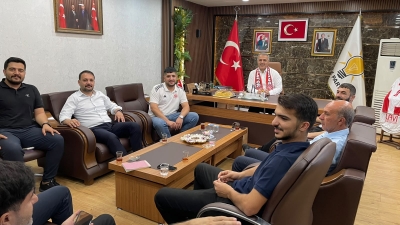 AK Parti Batman İl Başkanlığında Ziyaret Trafiği