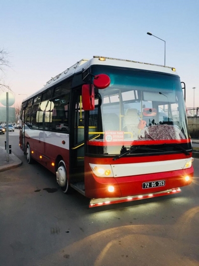 ATIL DURUMDAKİ OTOBÜS HİZMETE ALINDI