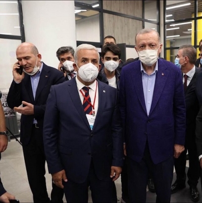 BAĞ, ERDOĞAN’LA GÖRÜŞTÜ