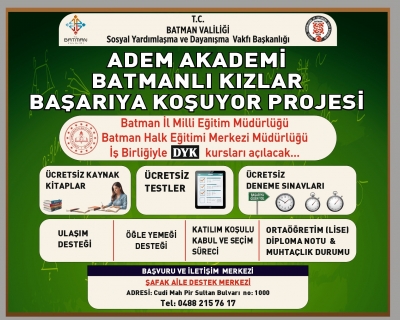 Başarıya Koşan Batmanlı Kızlara Destek
