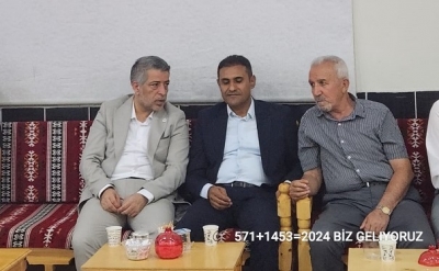BAŞKAN ARSLAN TAZİYE ZİYARETİ İÇİN BATMAN’DAYDI