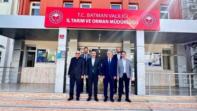 BAŞKAN ÇETİN, TARIM İL MÜDÜRÜ AYDIN'I ZİYARET ETTİ