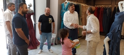 Başkan Çiftçi, Sekizinci Cadde Esnafını Ziyaret Etti