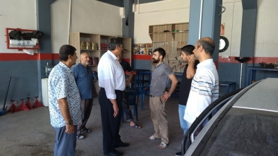 Başkan Çiftçi’den Emek Ek Sanayii Esnafına Ziyaret