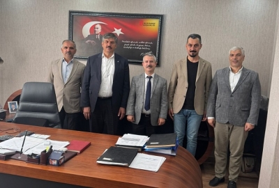 Başkan Çiftçi'den Vergi Dairesi Müdürüne Ziyaret