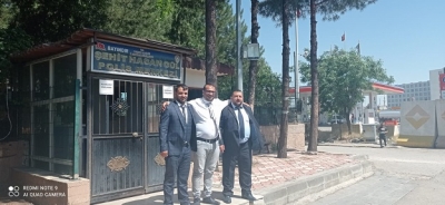 BAŞKAN İNSEL’DEN KARAKOLA MORAL ZİYARETİ