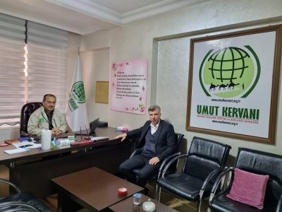 BAŞKAN ÖZHAN UMUT KERVANINDAYDI