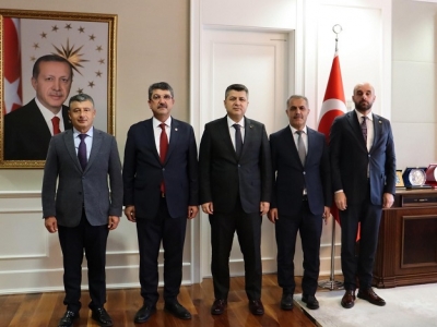BAŞKAN ŞANSİ BAŞKANLARIYLA ANKARA'YA ÇIKARMA YAPTI