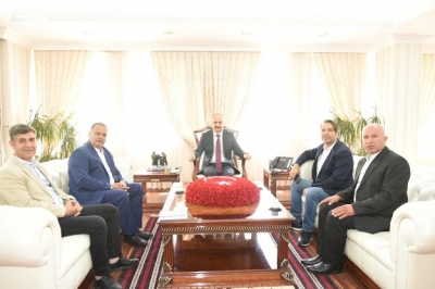 BAŞKAN TURAN’DAN VALİ CANALP’A ZİYARET