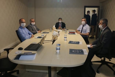 BAŞKAN VEKİLİ ŞAHİN, İŞLETME VE İŞTİRAKLER MÜDÜRLÜĞÜNDEYDİ