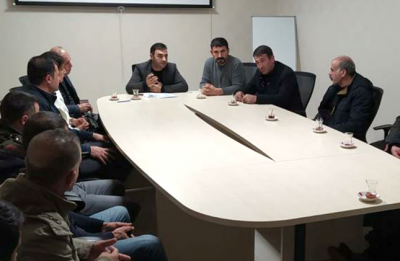 BAŞKAN YARDIMCISI ÇETİNKAYA PERSONELİ TEBRİK ETTİ