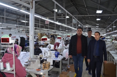 Batman SGK İl Müdürü'nün Onurcan Tekstil Ziyareti