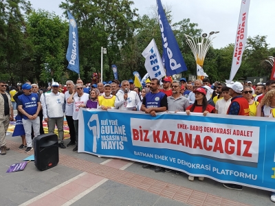 BATMAN'DA 1 MAYIS COŞKUSU