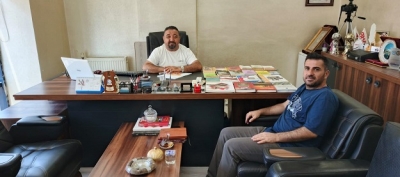 BATMANLI YAZAR ÇEKİN'DEN BHA MEDYA GRUBUNA ZİYARET