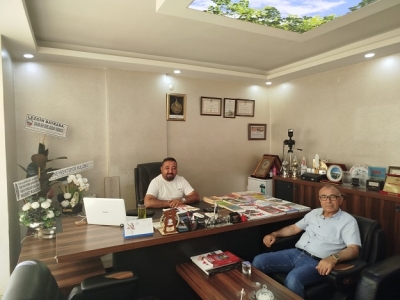 BAYKARA’DAN GAZETECİ OSMAN SEYREK’E ZİYARET