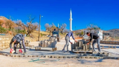 Becirman köyüne parke