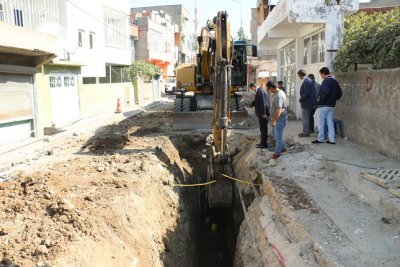 BETON KANALİZASYON BORULARI DEĞİŞTİRİLİYOR