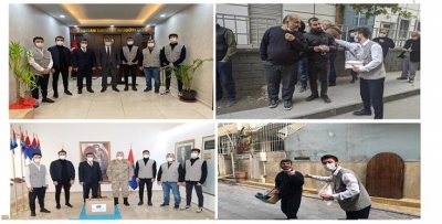 BİRLİK VAKFI 50 BİN ADET MASKE DAĞITTI