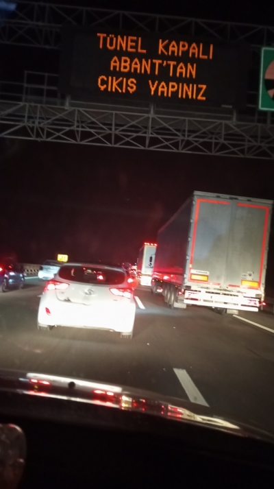 BOLU TÜNELİNDE 6 SAAT HAYAT DURDU