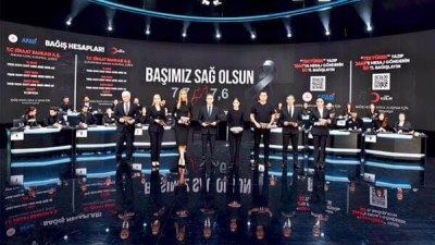 DEPREMZEDELERE REKOR BAĞIŞ…