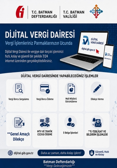 Dijital Vergi Dairesiyle İşlemler Artık Daha Hızlı