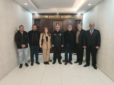 EMNİYET MÜDÜRÜ KABA, ÇALIŞAN GAZETECİLERİ AĞIRLADI