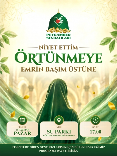 “Emrin Başım Üstüne” Programı Yarın
