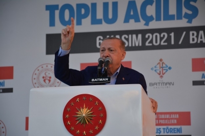 ERDOĞAN, MİLYARLIK PROJELERİN AÇILIŞINI YAPTI