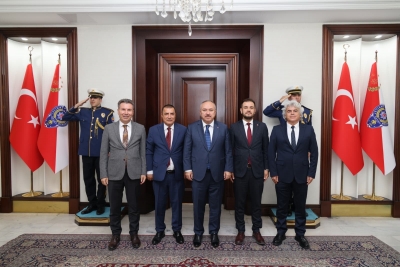 ERMAN’DAN EMNİYET GENEL MÜDÜRÜ ALİ FİDAN’A ZİYARET