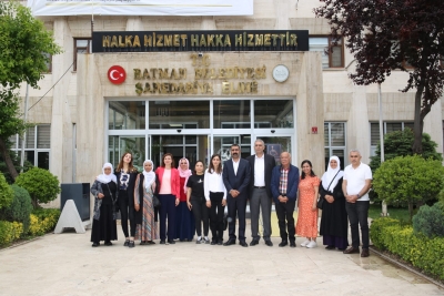 Eş başkanlarından belediyeye ziyaret