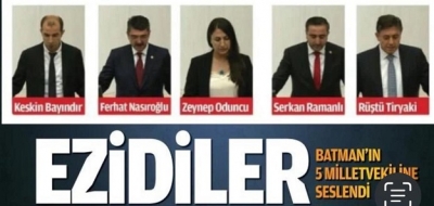 EZİDİLERDEN. 5 VEKİLE ÇAĞRI…