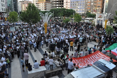 GAZZE İÇİN 'SESSİZ YÜRÜYÜŞ'