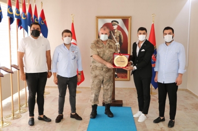 Genç ASKON’dan İl Jandarma Komutanı’na ziyaret