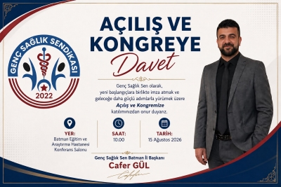 Genç Sağlık-Sen’den Kongre Daveti