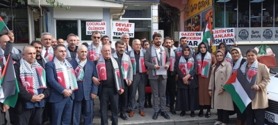 Gençlik Kolları’ndan Filistin’e destek
