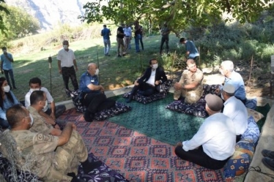 Güngör’den Damarlı mezrasına ziyaret