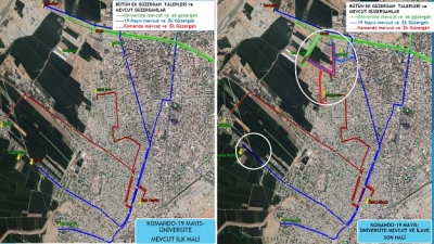 HAL VE İLÇE OTOGARINA YENİ GÜZERGÂHLAR