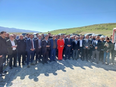 Hasankeyf'te Doğal Gaz temel atma töreni