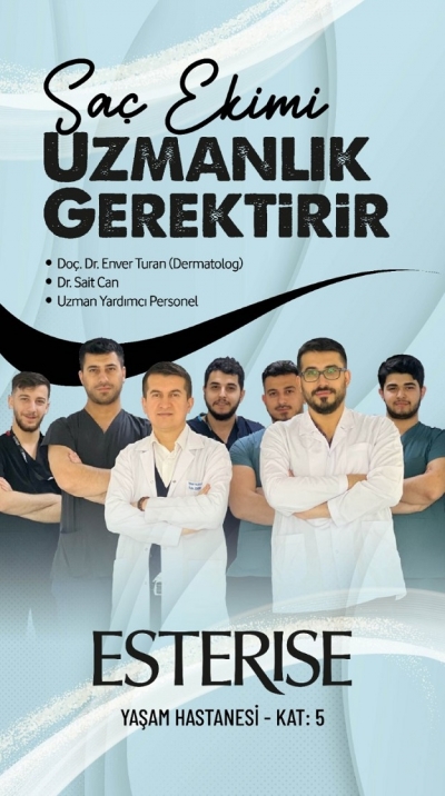 HASTANE’DE UZMAN KADRO İLE SAÇ EKİM HİZMETİ