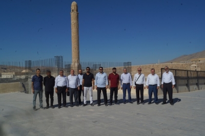 HÜDA PAR heyetinden bölgenin tarihi mekânlarına ziyaret