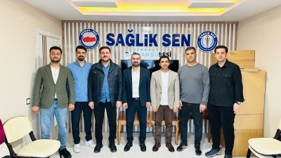 HÜDA PAR’DAN SAĞLIK-SEN’E HAYIRLI OLSUN ZİYARETİ