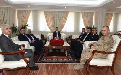 İçişleri Bakan Yardımcısı Muhterem İnce ve Emniyet Genel Müdürü Mehmet Aktaş İlimizi Ziyaret Etti