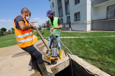 İçmesuyu depoları temizleniyor