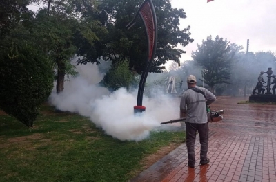 İlaçlama Ekipleri İş Başında